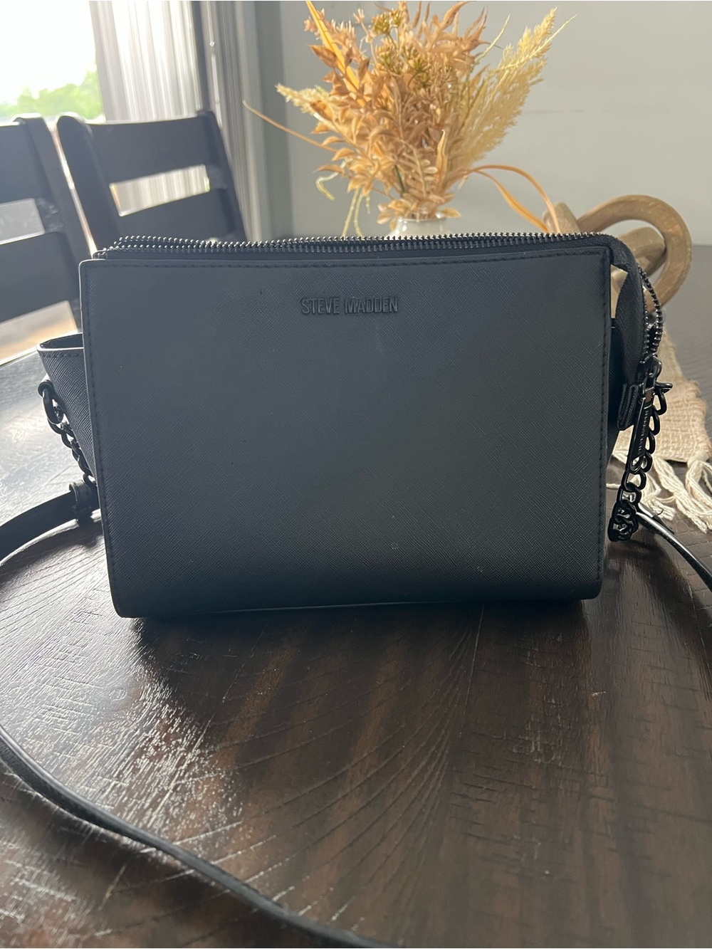 Steve Madden Black Crossbody Bag